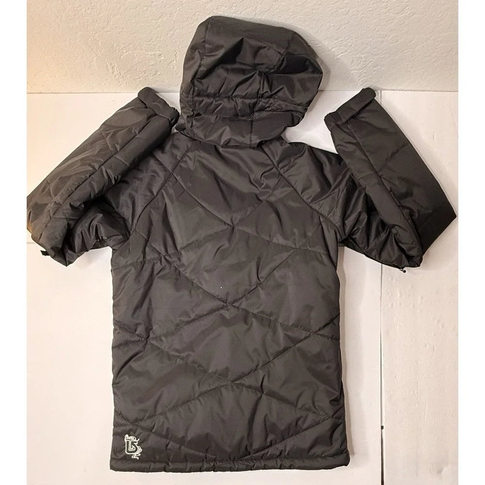 Burton Snowboarding Ski Puffer Jacket Women Size XS Black Quilted‎ Sporty Skiing